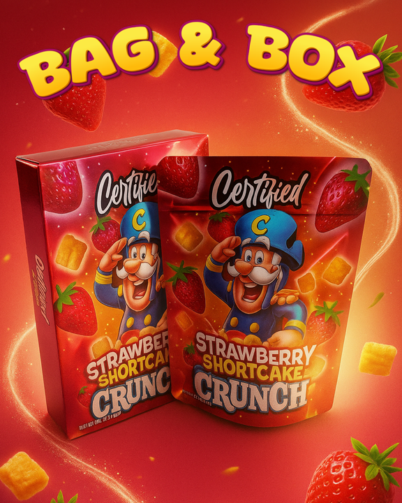 Mylar bag and box set for secure, airtight storage and packaging of herbs, spices, or small items