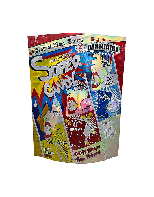 25 Count 15" - 12" LB Size Mylar Bags Super Candy