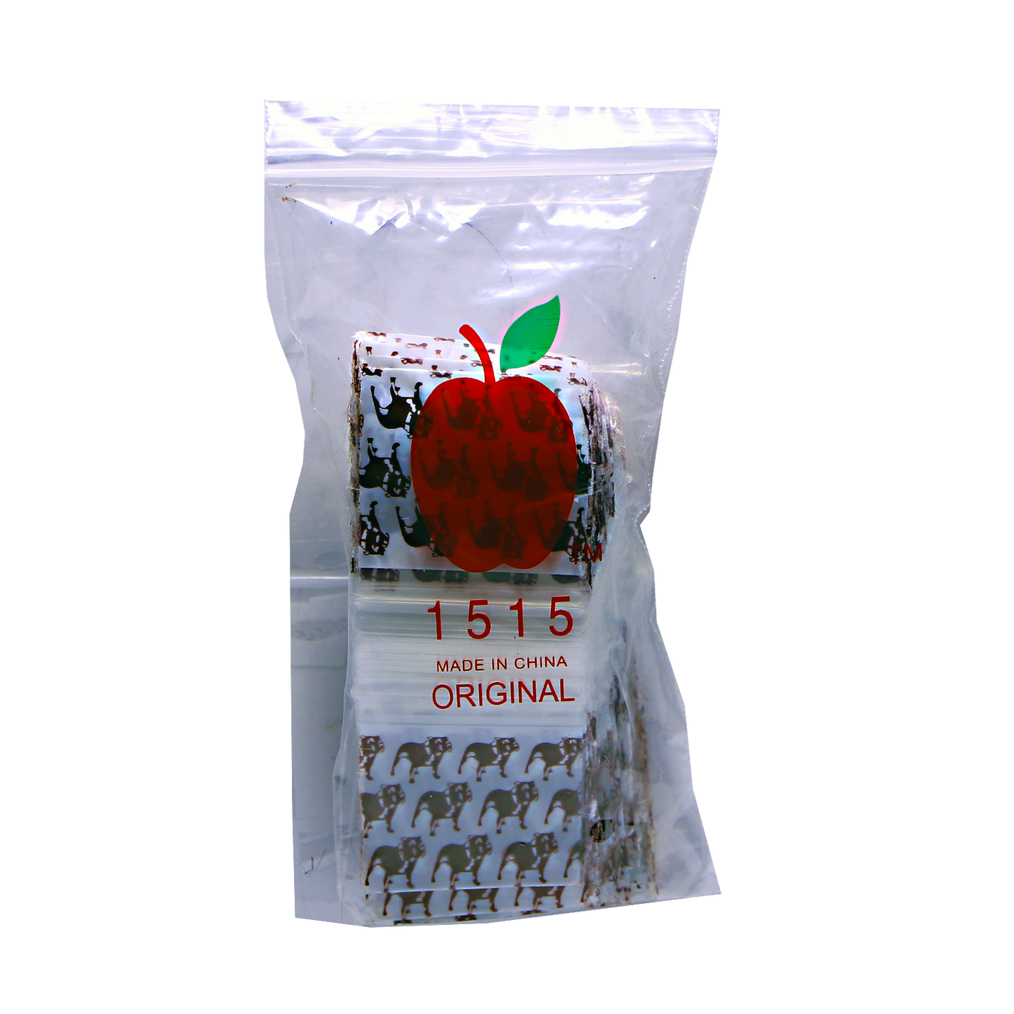 Mylar Bags, Cannabis Mylar Bags, , Where to buy mylar bags, Custom mylar bags near me, Mylar Bags Wholesale. Packaged product with a red apple logo and text on a white background