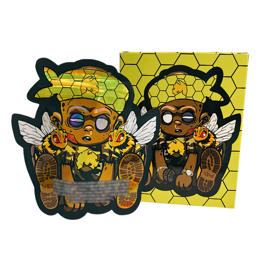 3.5g Mylar Bag with Window Box - I Can't Feel My Honey (25 Bags+25Boxes)