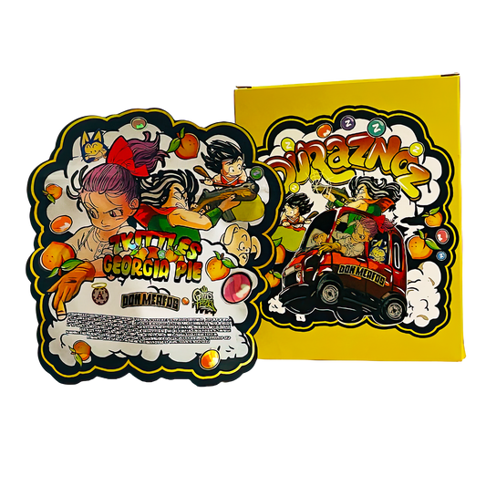 3.5g Mylar Bag with Window Box - Duraznoz (25 Bags+25Boxes)