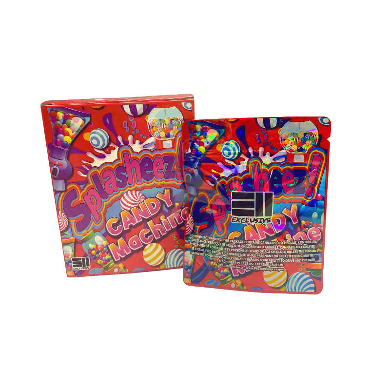 25 Pack 3.5g Shaped Bags & Window Boxes Set - Splesheez! Candy Machine