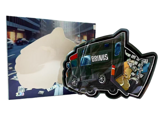 3.5g Mylar Bag with Window Box - Brinks (25 Bags+25Boxes)