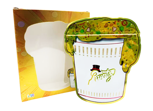 3.5g Mylar Bag with Window Box - Runtz Coffee Cup (25 Bags+25Boxes)