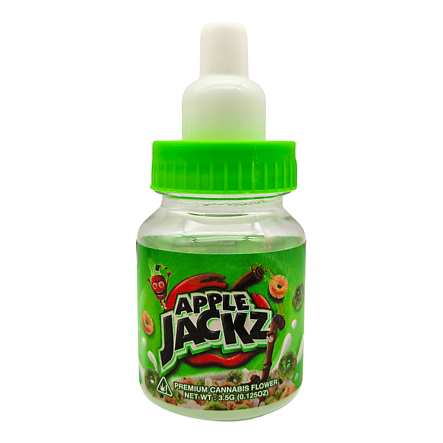 3.5g Plastic Bottle - (12 Count) Apple Jackz