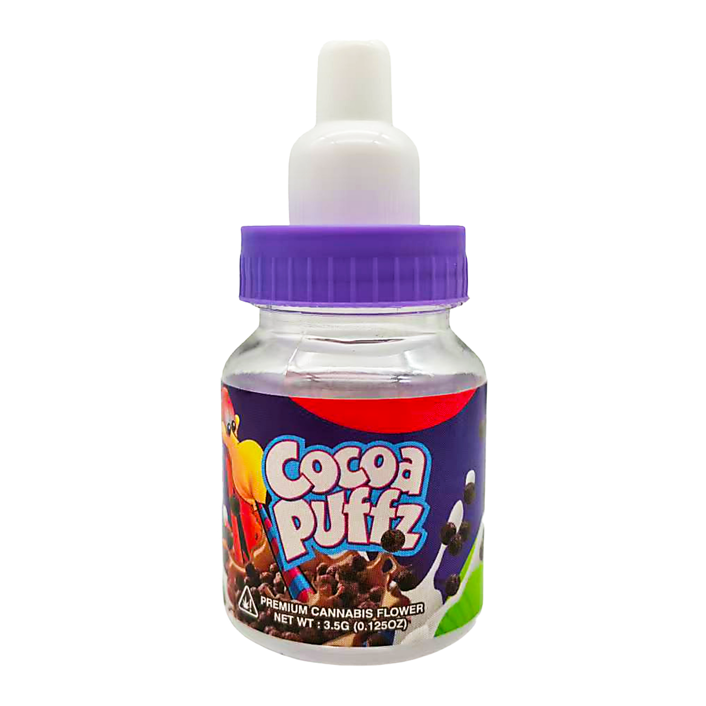 3.5g Plastic Bottle - (12 Count) Cocoa Puffz