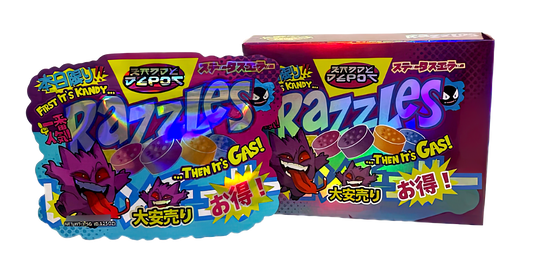 3.5g Shaped Mylar Storage Bag with Box - Razes Zaddy Depot (25 Storage Bags+25Boxes)