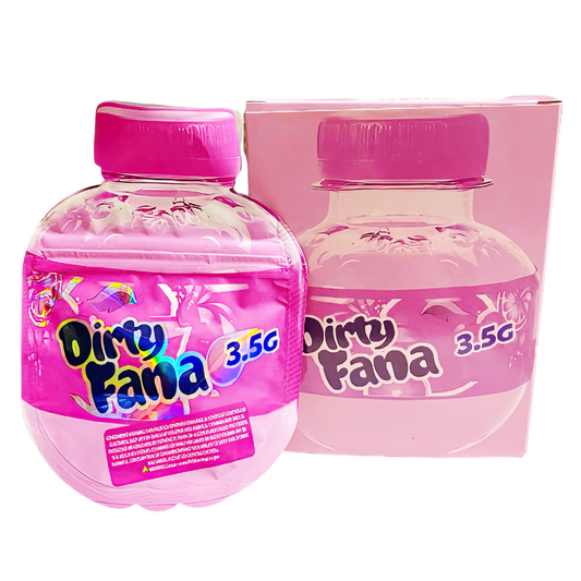 3.5g Shaped Mylar Storage Bag with Box - Dirty Fana (25 Storage Bags+25Boxes)