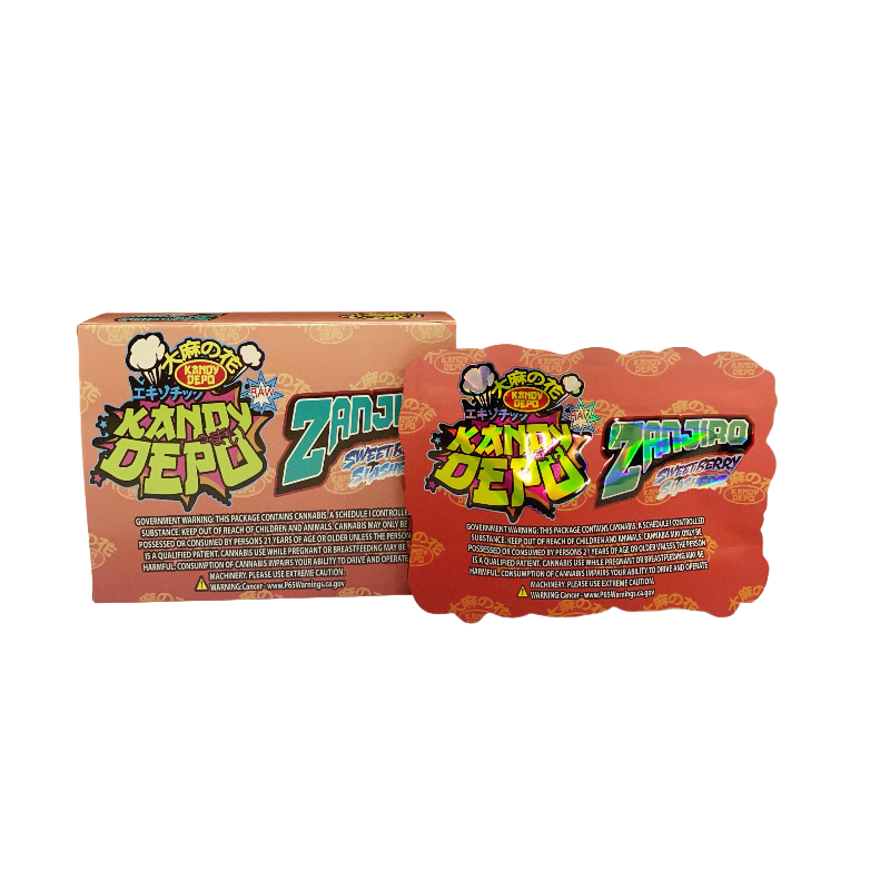 25 Pack 3.5g Shaped Bags & Boxes Set - Rare Kandy Depo Zanjiro