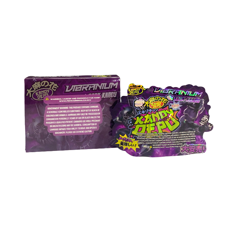 25 Pack 3.5g Shaped Bags & Boxes Set - Kandy Depo Vibranium Rock Kandy
