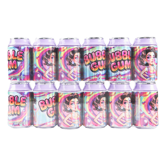 3.5g Plastic Soda Can Jar - Bubble Gum (12 Count)