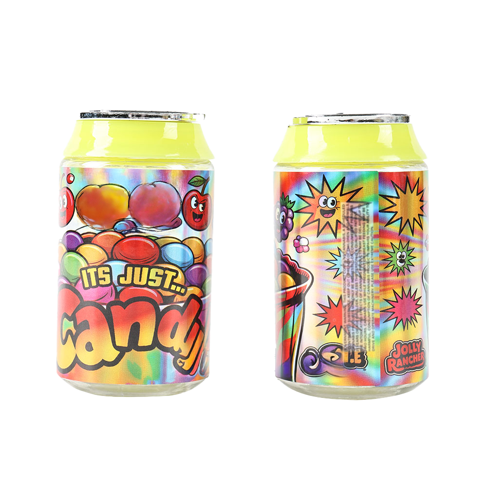 12 Pack – 3.5g Plastic Pop-Top Can Jar Containers - Its Just Candy