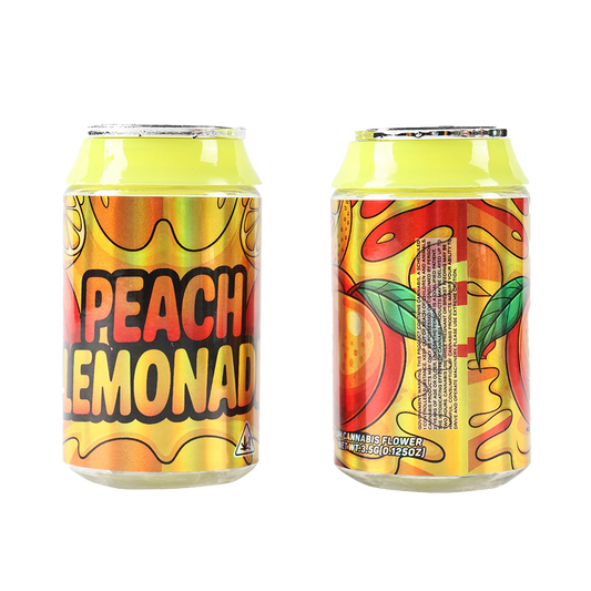 3.5g Plastic Soda Can Jar - Peach Lemonade (12 Count)