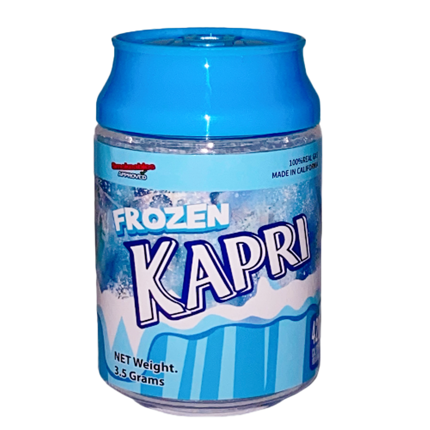 3.5g Plastic Soda Can Jar - Frozen Kapri (12 Count)