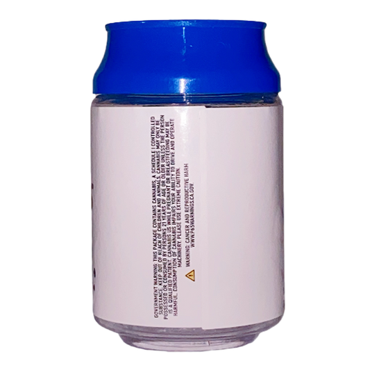 3.5g Plastic Soda Can Jar - Blue Cherry Nerds (12 Count)