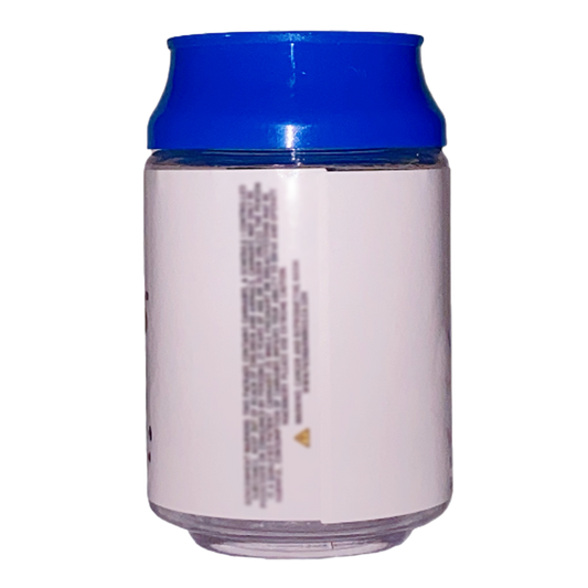 (12 Count) β Blue C 3.5 Size Plastic Jar