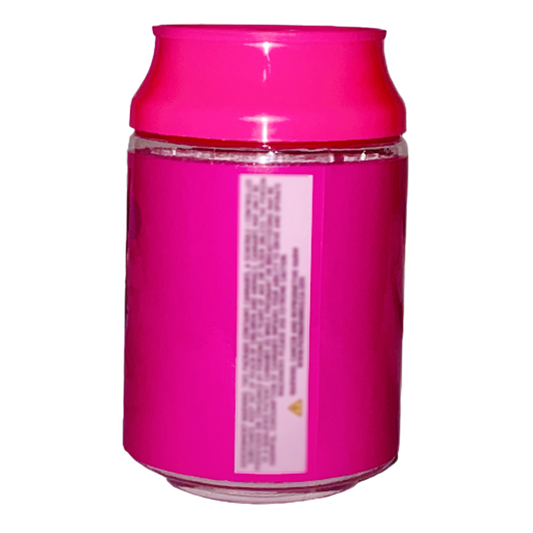 (12 Count) β Pink CG 3.5 Size Plastic Jar