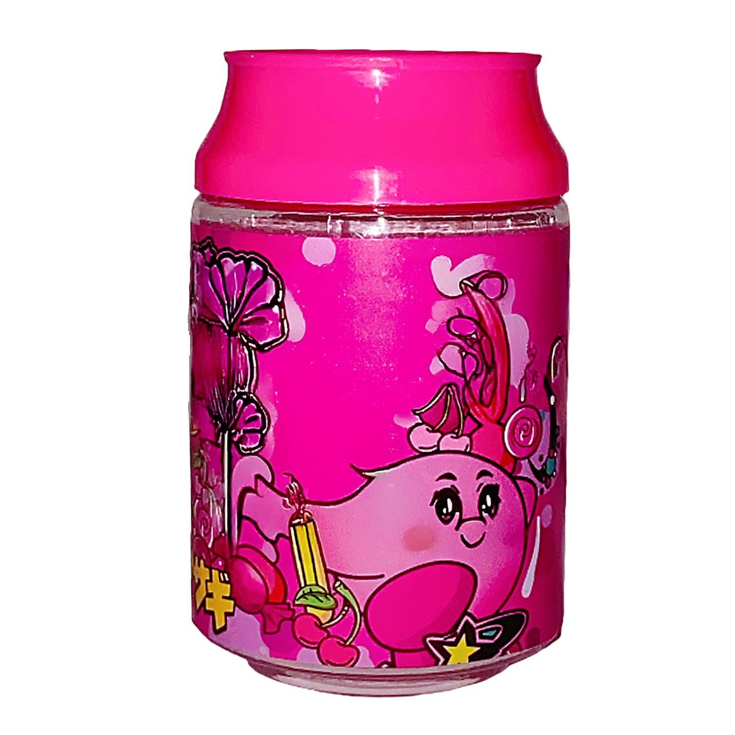 (12 Count) – 3.5 Size Plastic Storage Jars | 10 Color Styles (1-10)