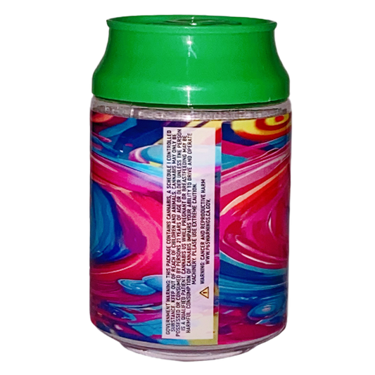 3.5g Plastic Soda Can Jar - High Tolerance Swirlz (12 Count)