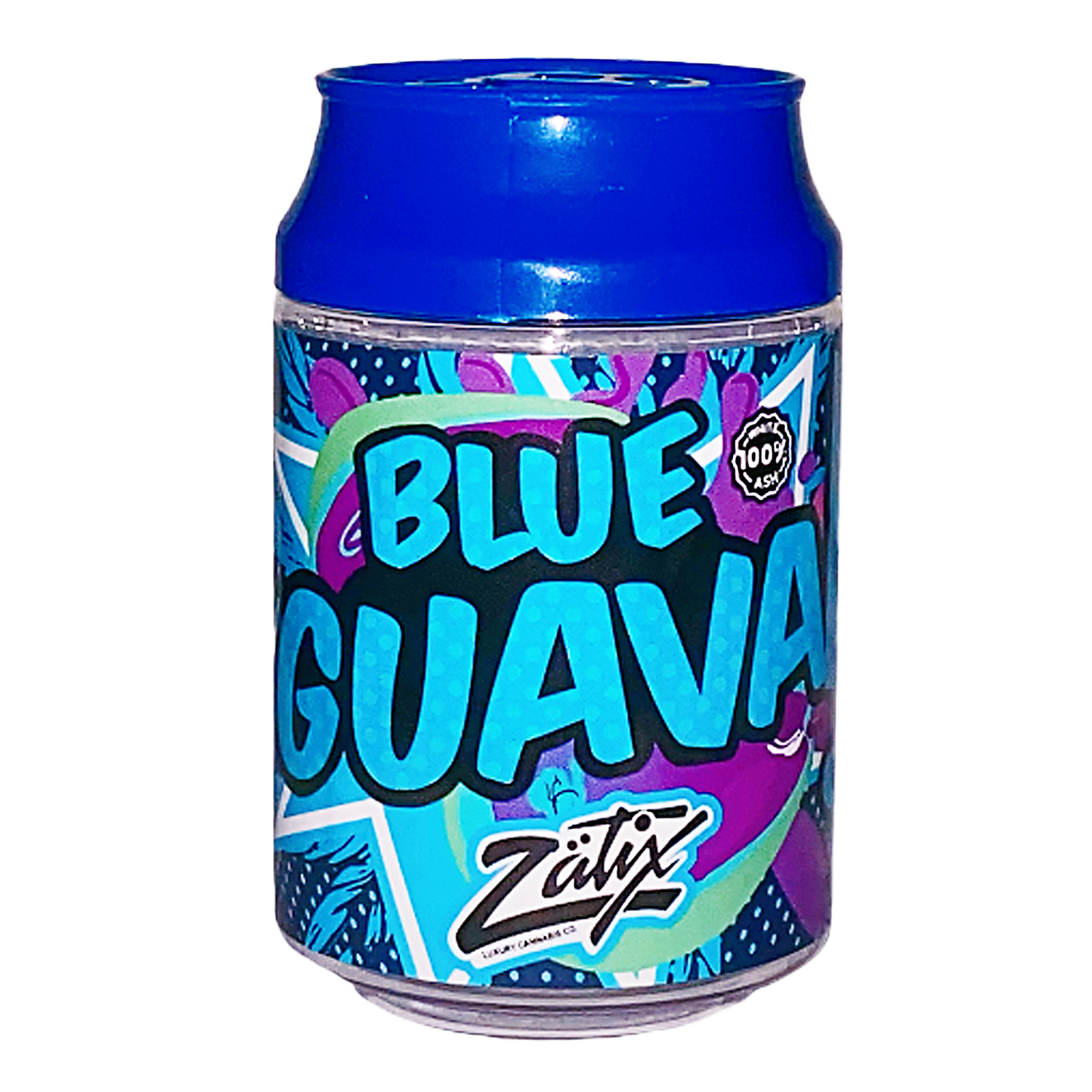 3.5g Plastic Soda Can Jar - Blue Guava (12 Count)