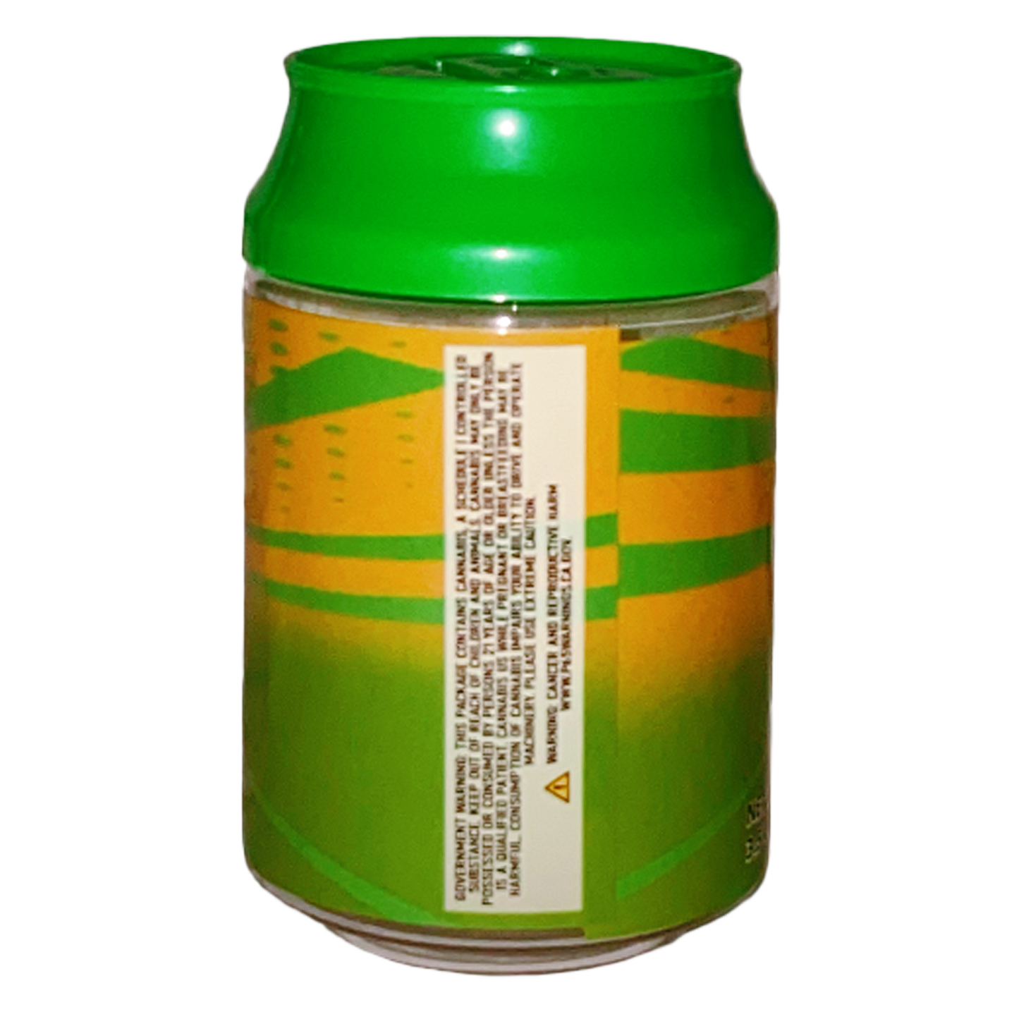 3.5g Plastic Soda Can Jar - Honey Melon Taffy (12 Count)