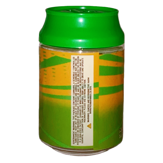 3.5g Plastic Soda Can Jar - Honey Melon Taffy (12 Count)