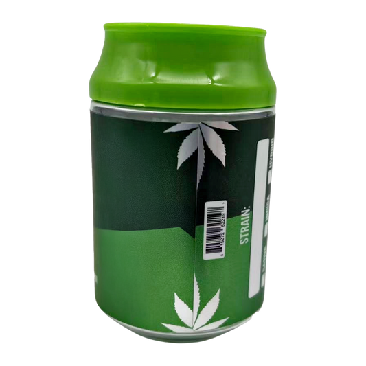 3.5g Plastic Soda Can Jar - Canada High (12 Count)