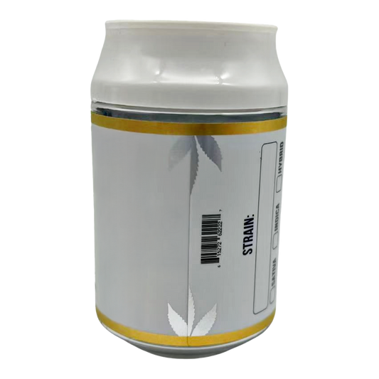 3.5g Plastic Soda Can Jar - Mellowdelo (12 Count)