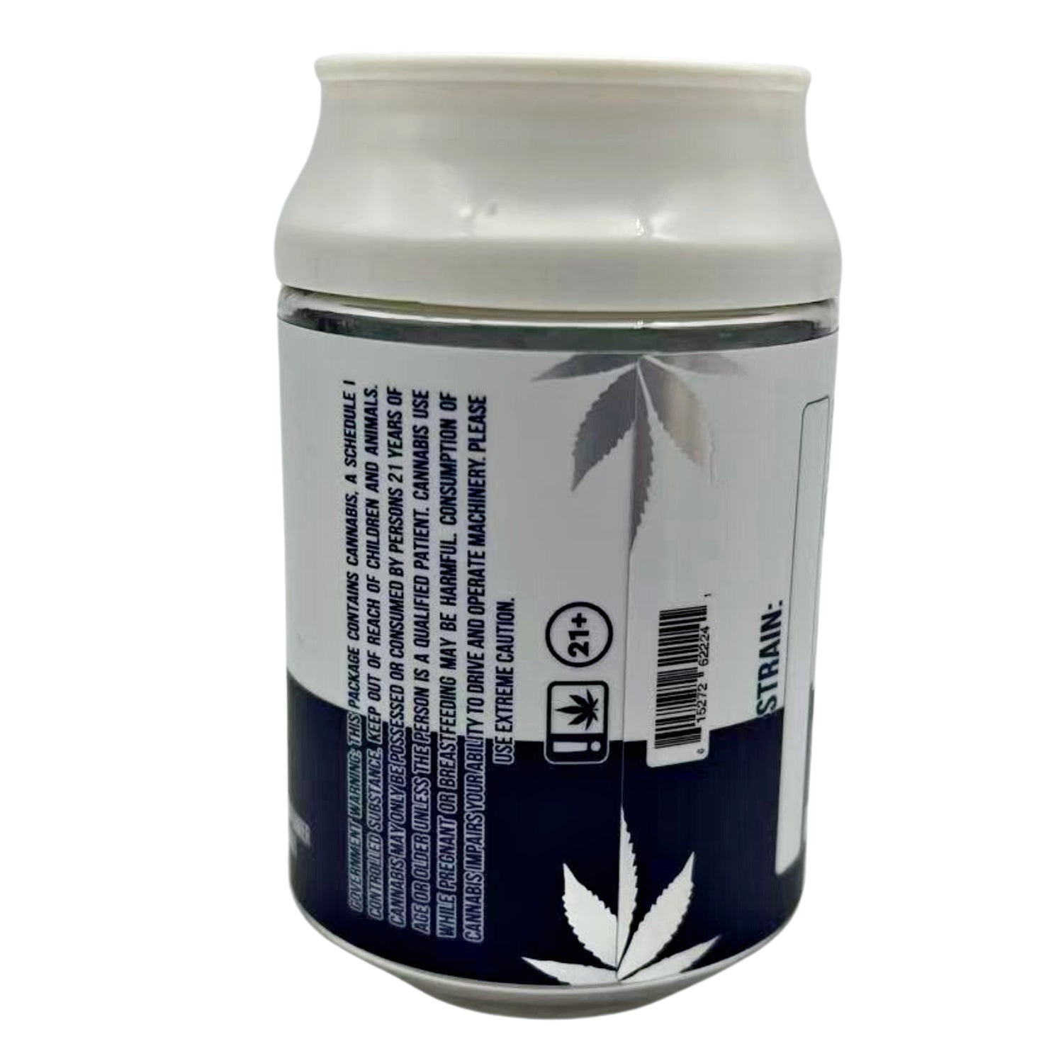 Can Mylar bag 3.5g, herb Mylar Bags, Where to buy mylar bags, Custom mylar bags near me, Mylar Bags Wholesale. herb product container with label on a white background