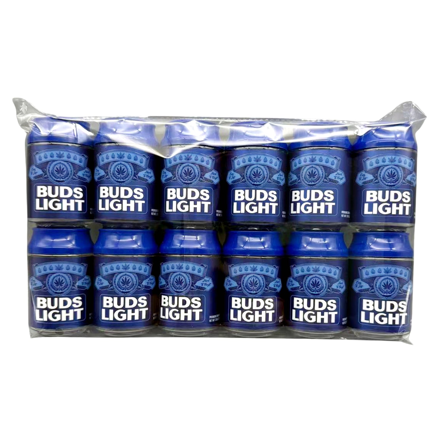 Can Mylar bag 3.5g, herb Mylar Bags, Where to buy mylar bags, Custom mylar bags near me, Mylar Bags Wholesale. Pack of Buds Light beer cans in blue and white packaging.
