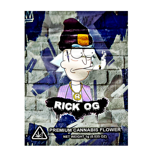 1g Exotic Mylar Bag - Rick OG (100 Count)