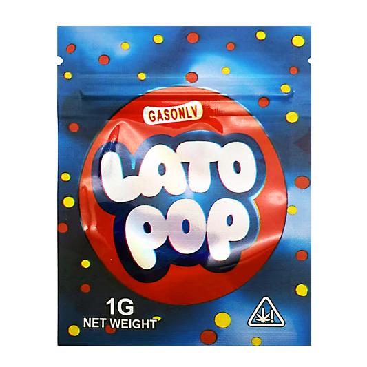 1g Exotic Mylar Bag - Gasonly LatoPop (100 Count)
