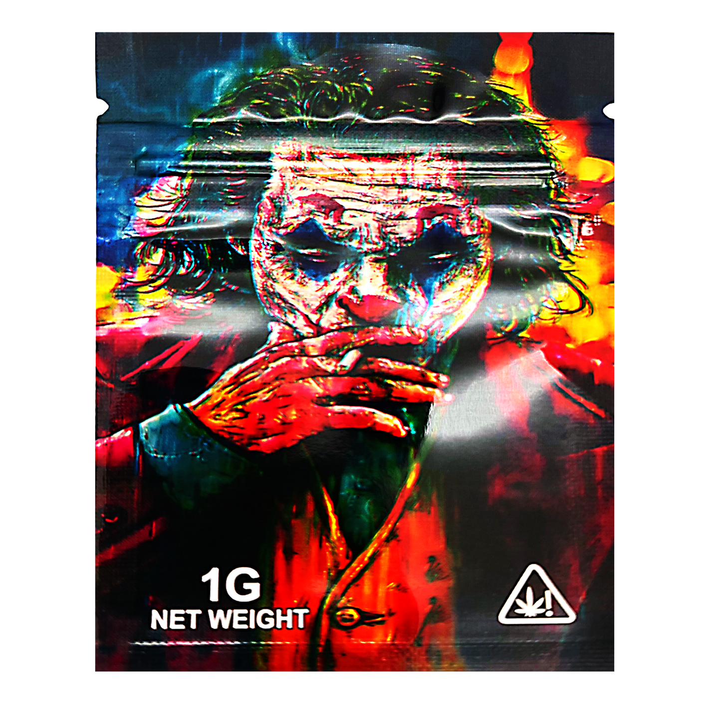 1g Exotic Mylar Bag - The Joker Smoking (100 Count)