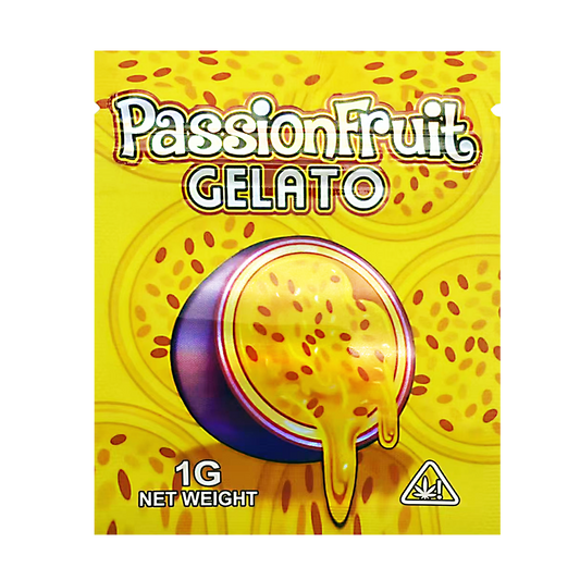 1g Exotic Mylar Bag - Passionfruit Gelato (100 Count)