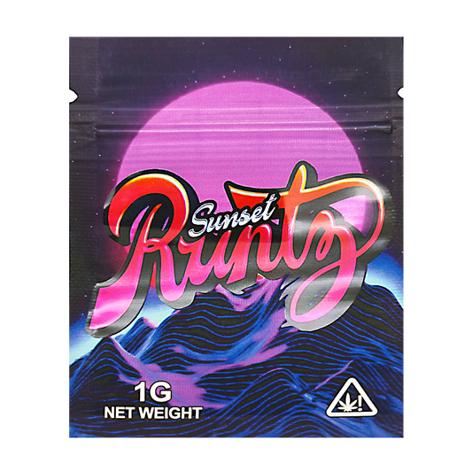 1g Exotic Mylar Bag - Sunset Runtz (100 Count)