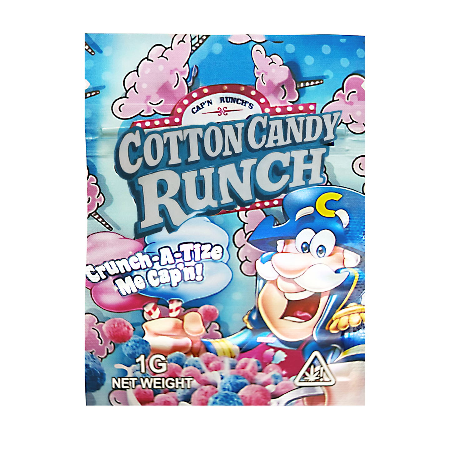 1g Exotic Mylar Bag - Cotton Candy Runch (100 Count)