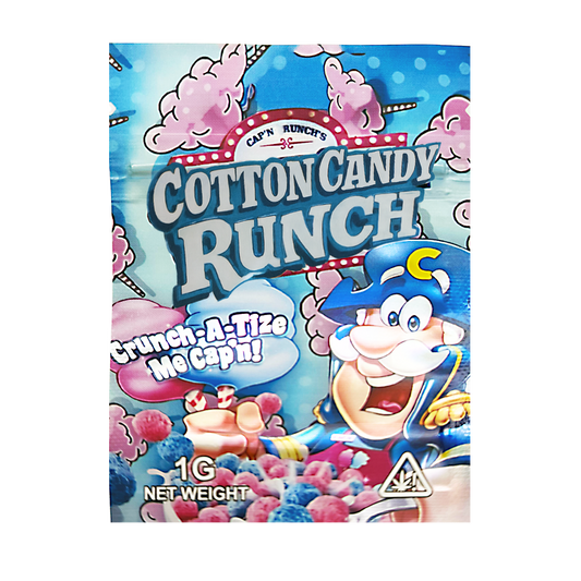 1g Exotic Mylar Bag - Cotton Candy Runch (100 Count)