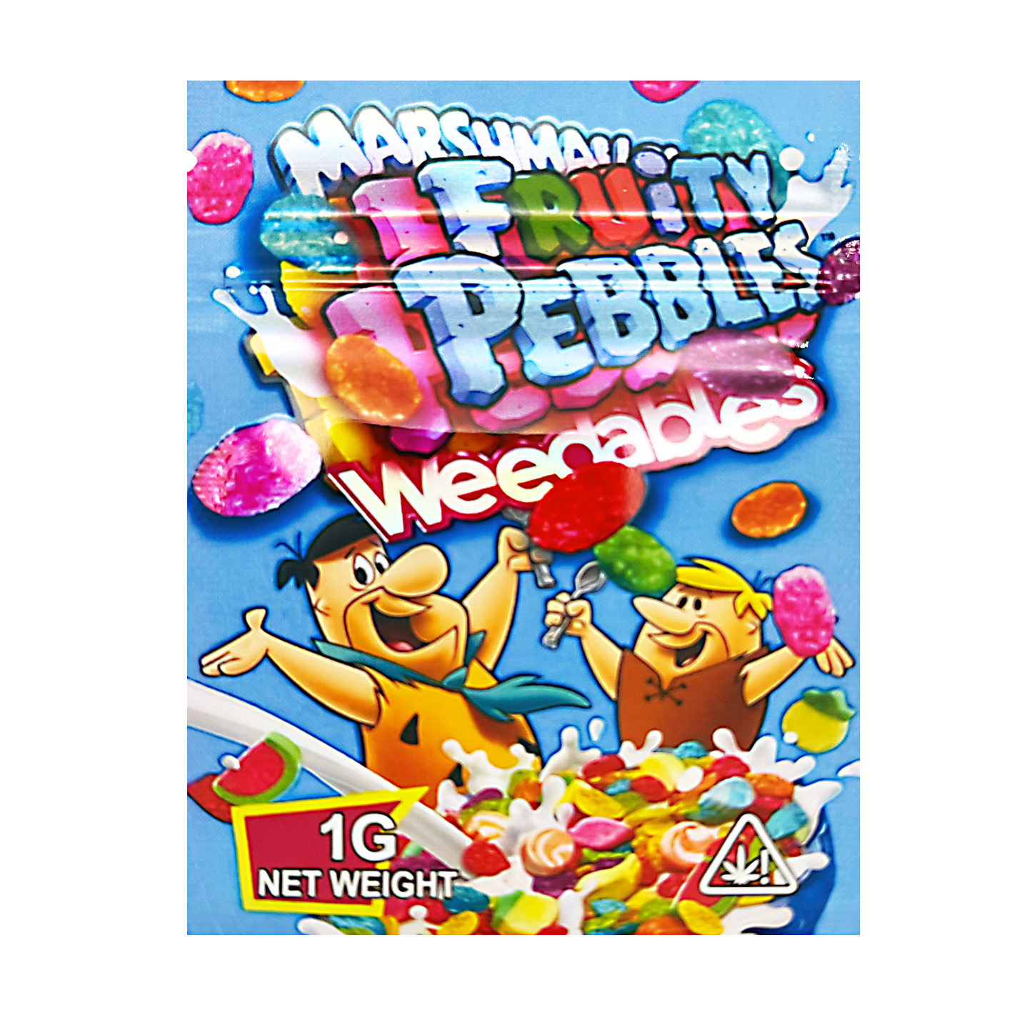 1g Exotic Mylar Bag - Marshmallow Fruity Pebble Weedables (100 Count)