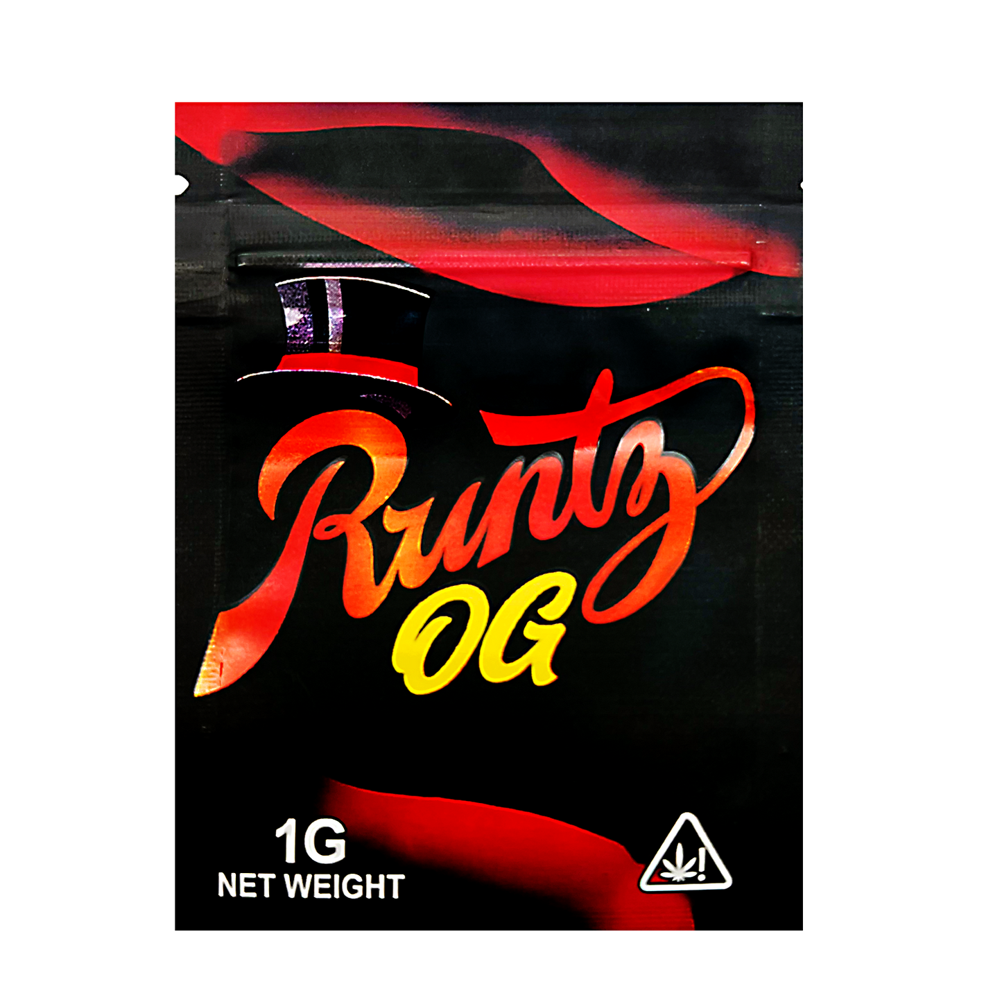 1g Exotic Mylar Bag - Runtz OG Hat (100 Count)