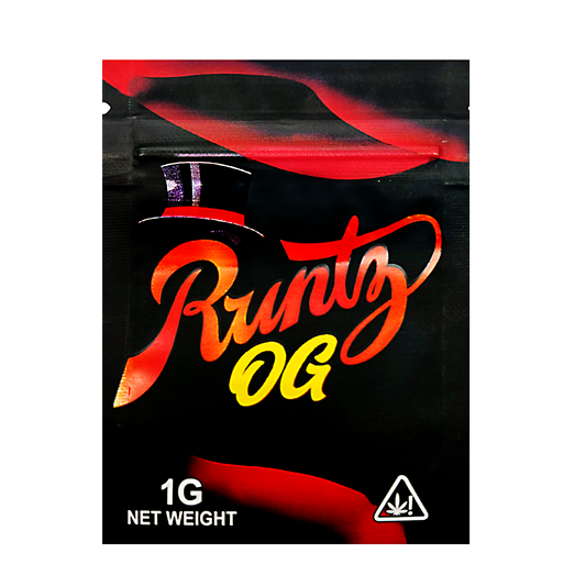 1g Exotic Mylar Bag - Runtz OG Hat (100 Count)