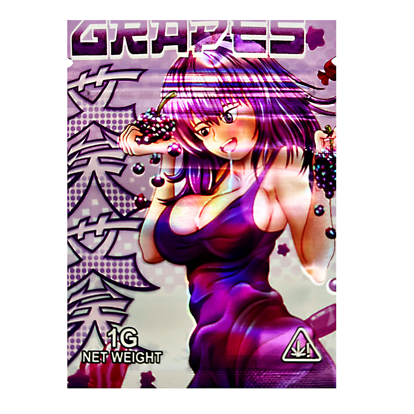 1g Exotic Mylar Bag - Grapes Bimbo (100 Count)