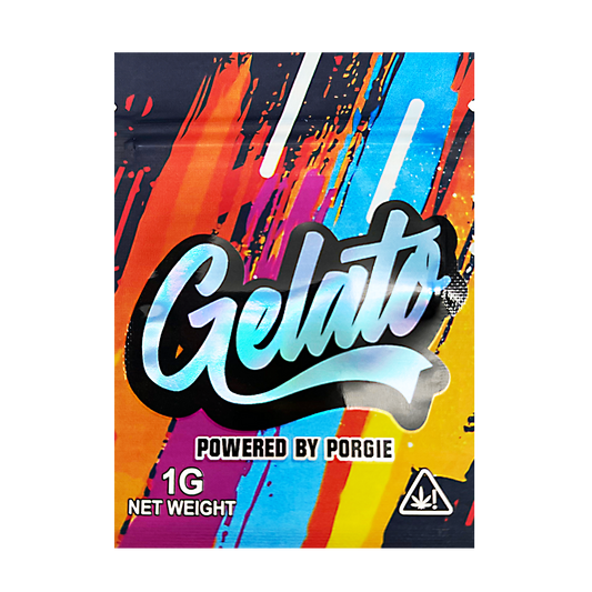 1g Exotic Mylar Bag - Gelato Powered By Porgie (100 Count)