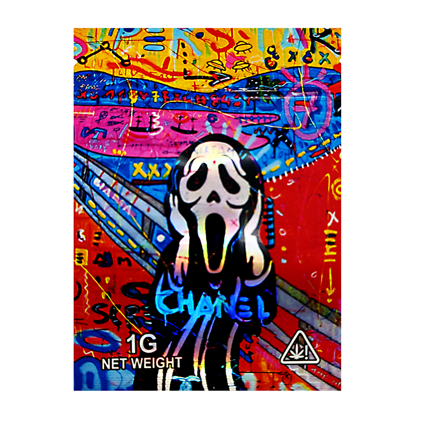 1g Exotic Mylar Bag - Ghost Chanel (100 Count)