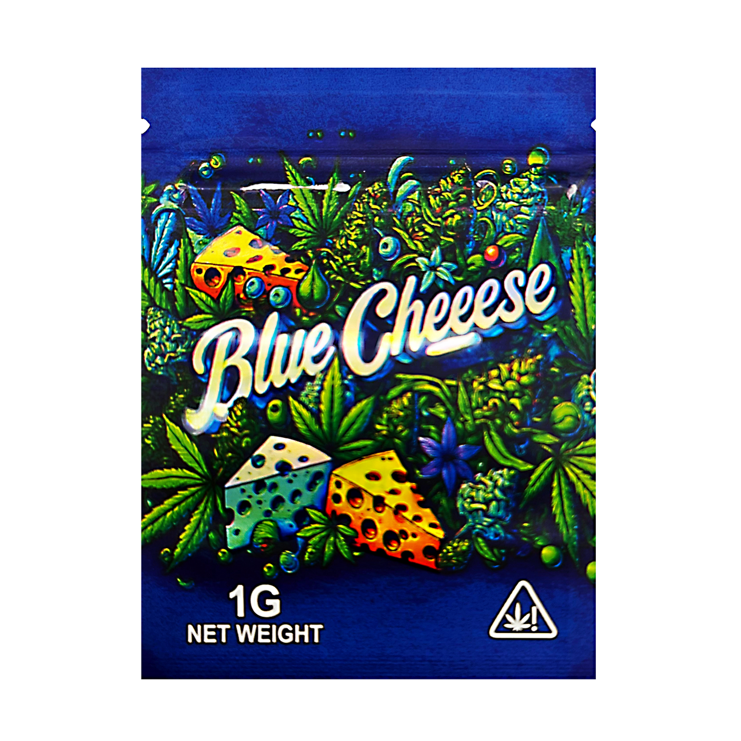 1g Exotic Mylar Bag - Blue Cheeese (100 Count)