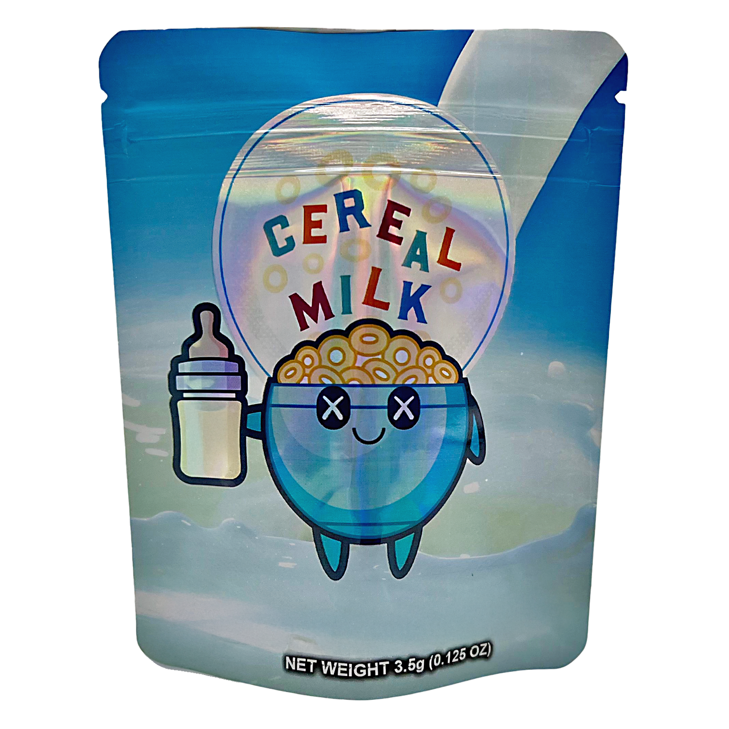 50 Pack - 3.5g Exotic Mylar Bags - Cereal Milk
