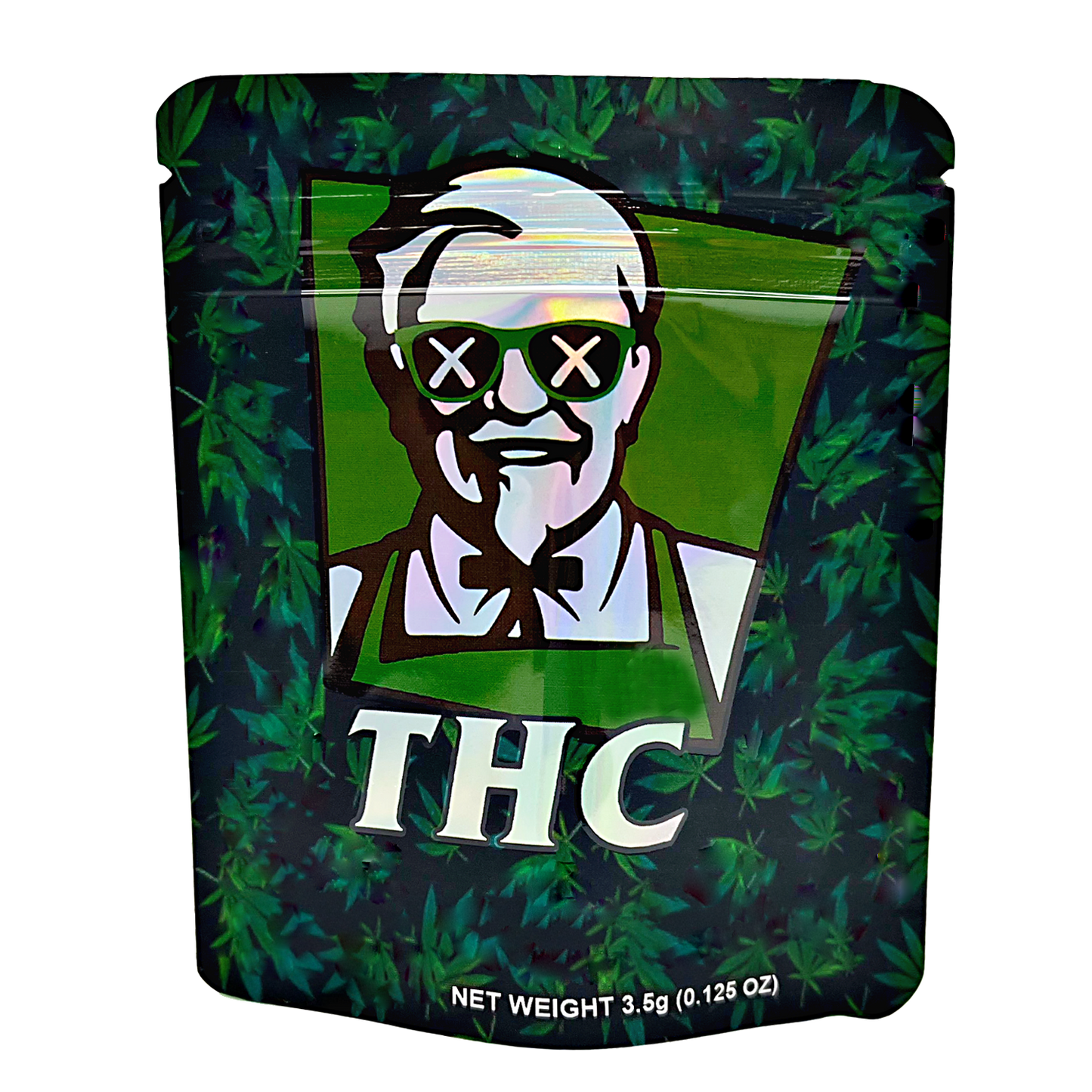 50 Pack - 3.5g Exotic Mylar Bags - THC