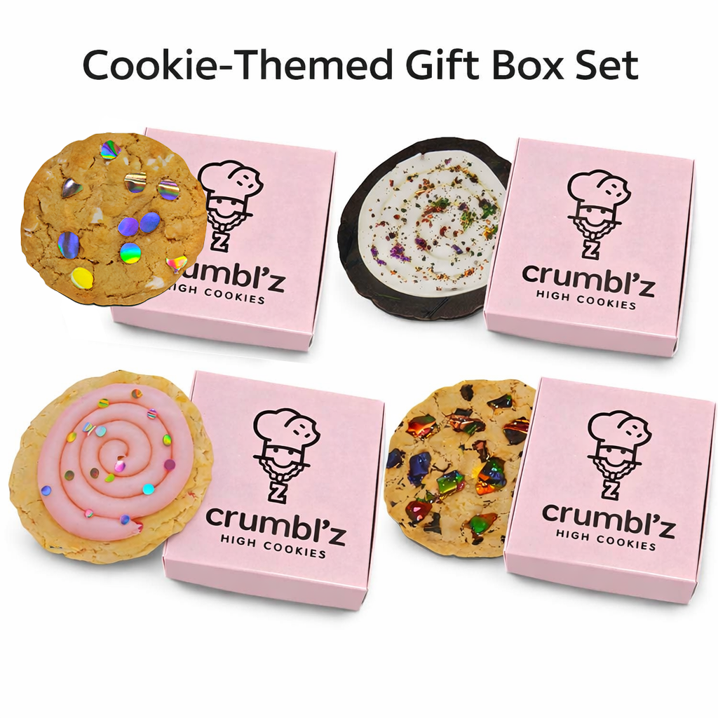(12 Count) Cookie-Themed Gift Box Set - Almond
