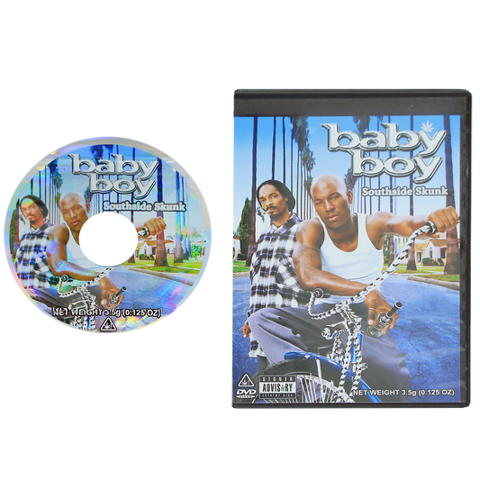 5 Count DVD Case & Mylar Bag - Design 004 - 3.5 Capacity