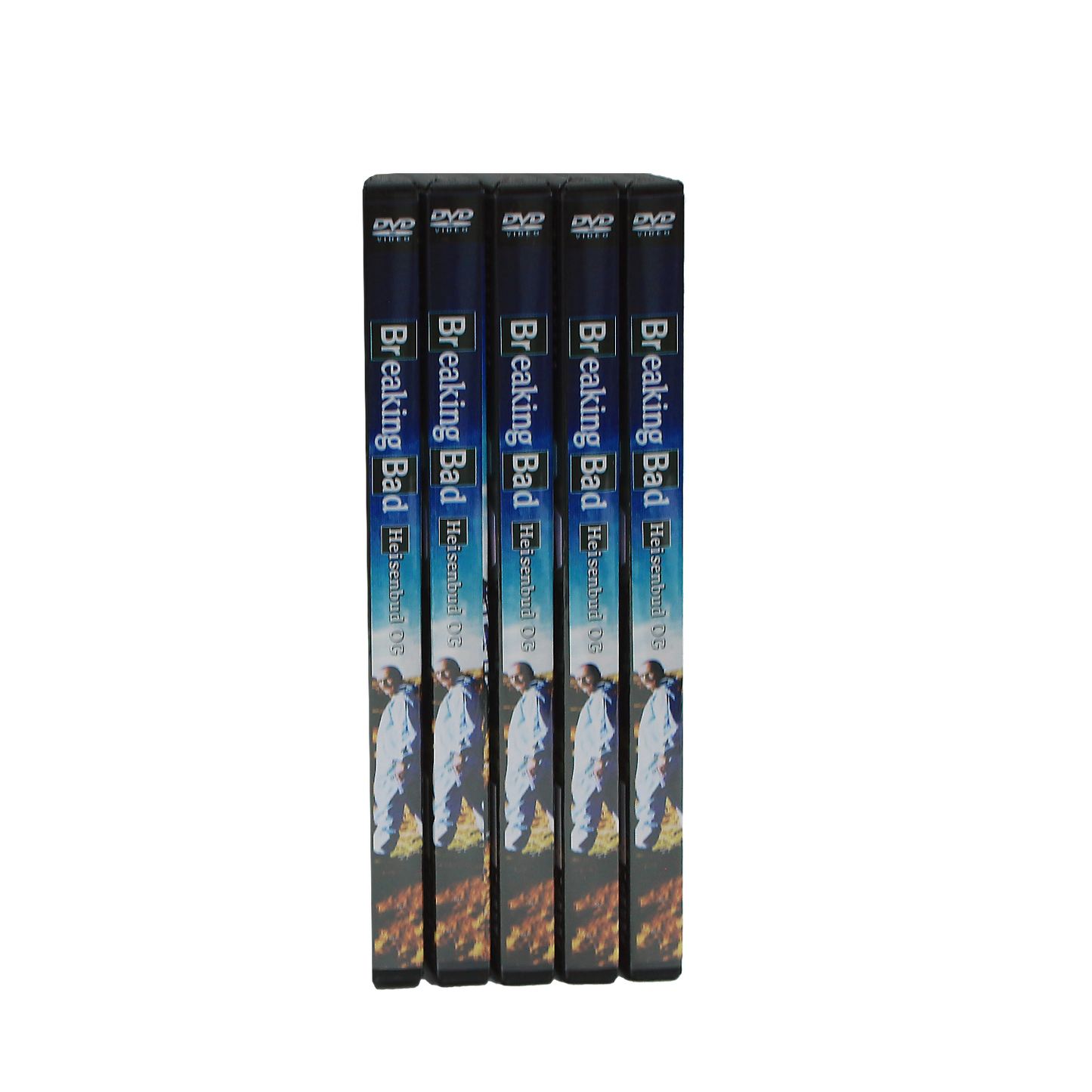 5 Count DVD Case & Mylar Bag - Design 007 - 3.5 Capacity