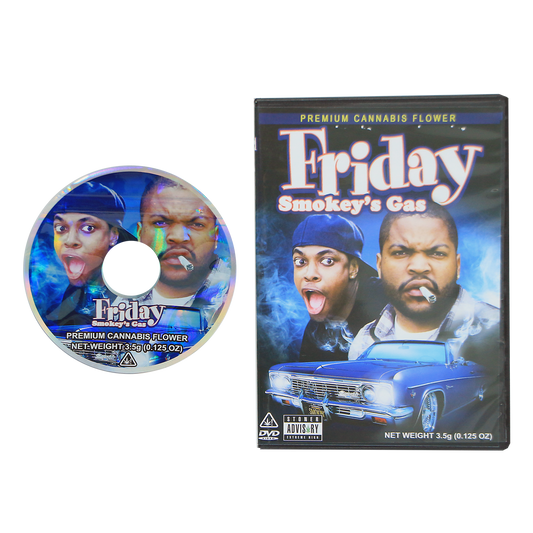 5 Count DVD Case & Mylar Bag - Design 014 - 3.5 Capacity